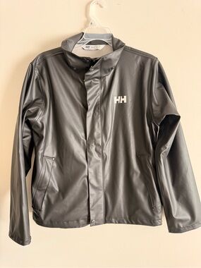 Helly Hansen Boys Black Waterproof Jacket